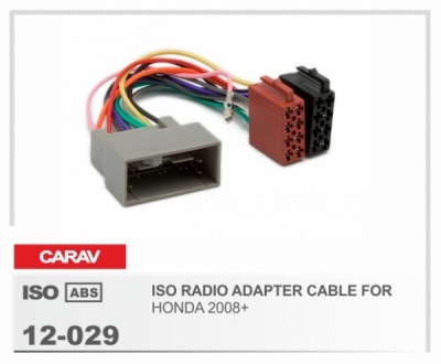 12-029 ISO RADIO ADAPTER Honda 2008+