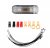 Набор проводов для 2-кан усилителя 8AWG Silver=ECO (ACV KIT 2.8SL)