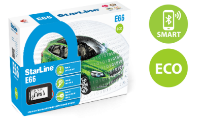 Автосигнализация StarLine E66 BT 2CAN+4LIN ECO