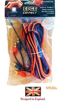 RCA-Кабель 2RCA-2RCA EDGE EDC-RB502 5м