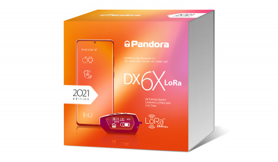 Автосигнализация с пейджером Pandora DX 6X Lora