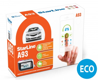 Автосигнализация c автозапуском StarLine A93 v2 ECO