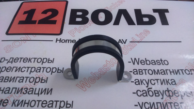 Хомут обжимной Ø35 mm (демфер) обрезиненный 1320258A 
