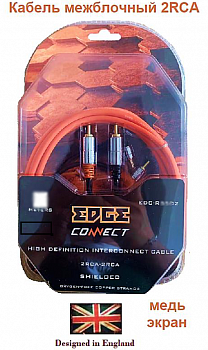 RCA-Кабель 2RCA-2RCA EDGE EDC-RS202 2,5м