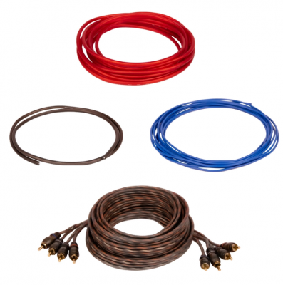 Набор проводов для 4-кан усилителя 10AWG Bronze=Light (ACV KIT 4.10BR)