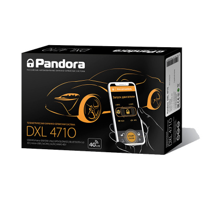 Автосигнализация с автозапуском Pandora DXL 4710  4G/CAN/GSM 3хCAN/2xLIN  (без пейджера)