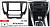22-988 Рамка 9" MITSUBISHI Pajero Sport 2015+