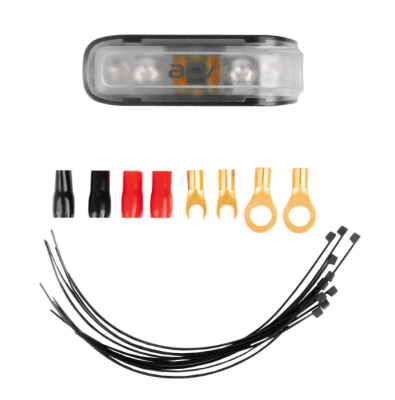 Набор проводов для 2-кан усилителя 8AWG Bronze=Light (ACV KIT 2.8BR)