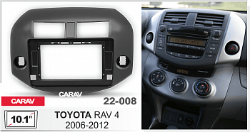 22-008 Рамка 10.1" TOYOTA: RAV 4 (2006-2012)