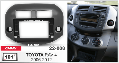 22-008 Рамка 10.1" TOYOTA: RAV 4 (2006-2012)