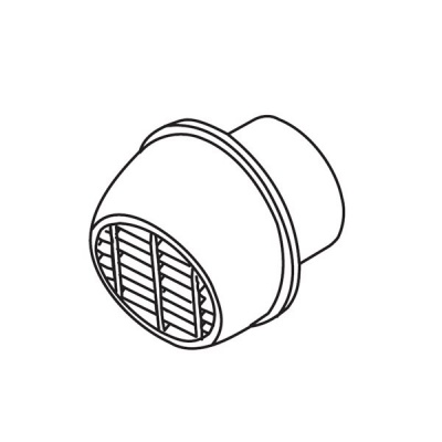 Дефлектор поворотный 360° d=60 (пластик)AT2000/2000S/2000ST 1322405A/398551