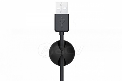 Держатель кабеля USB/1 слот/3шт белый/3шт черных ACV CC16S Цена за штуку