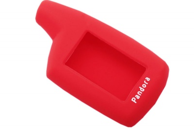 Чехол силиконовый для брелка Pandora 3000/3100/3250/3500/3500/3700/3940/DX-50 красный